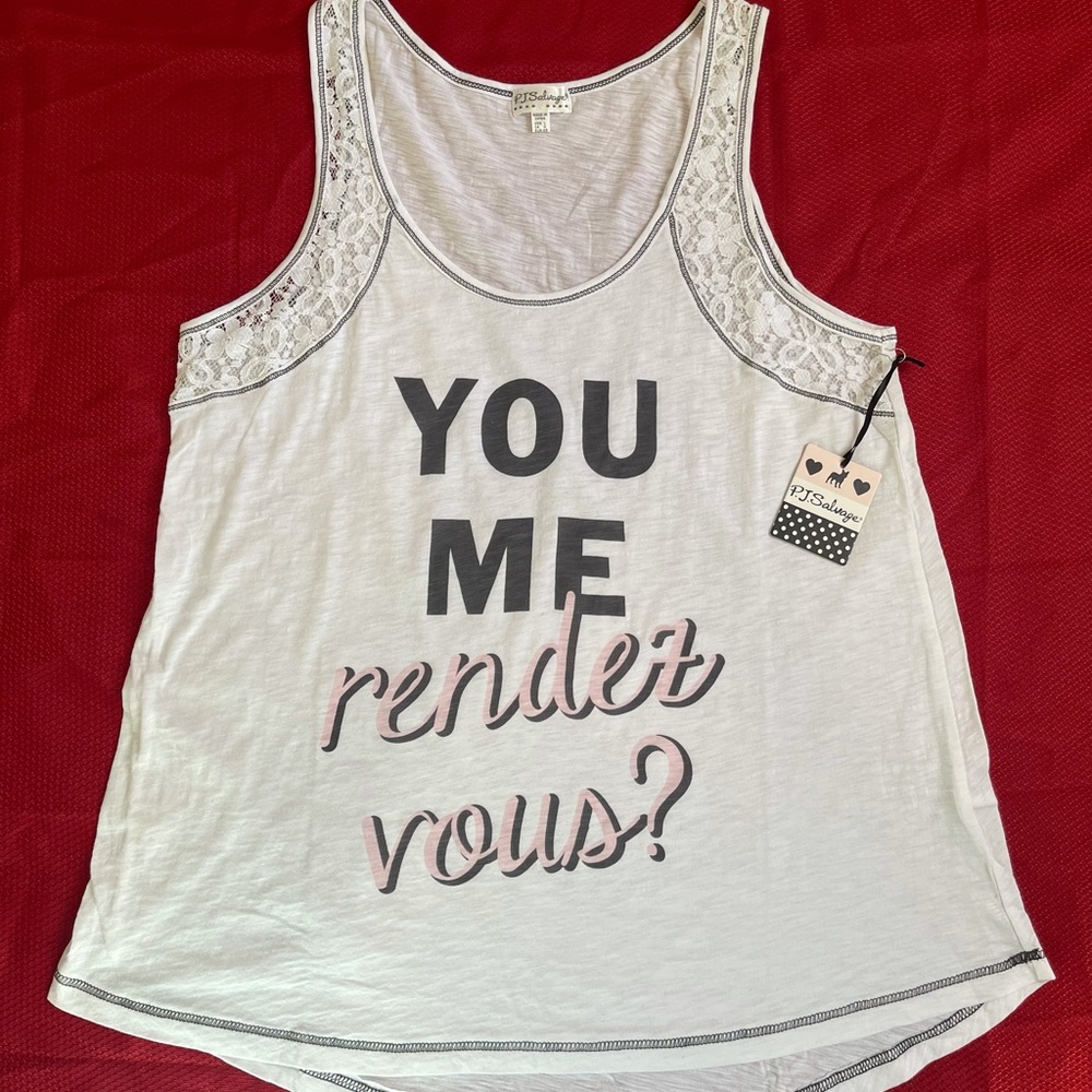 SOLD——NWT PJ salvage Tank top